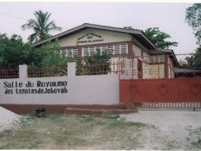 Un lieu de culte des témoins de Jéhovah, à Kinshasa